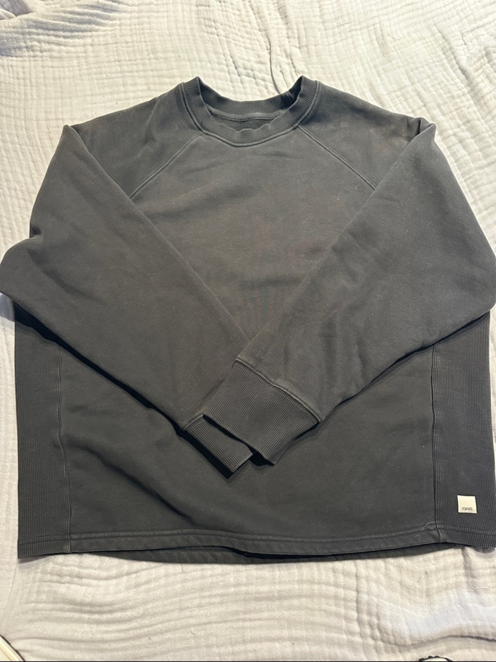 Women’s Black Crewneck Sweater - Vuori